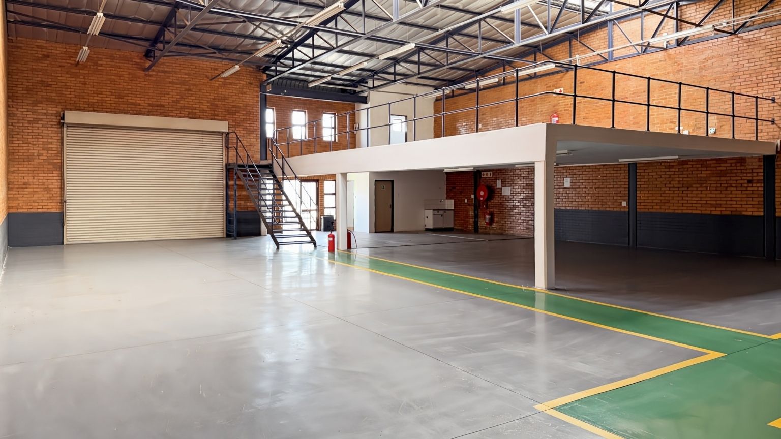 Versatile industrial unit with high power & truck access