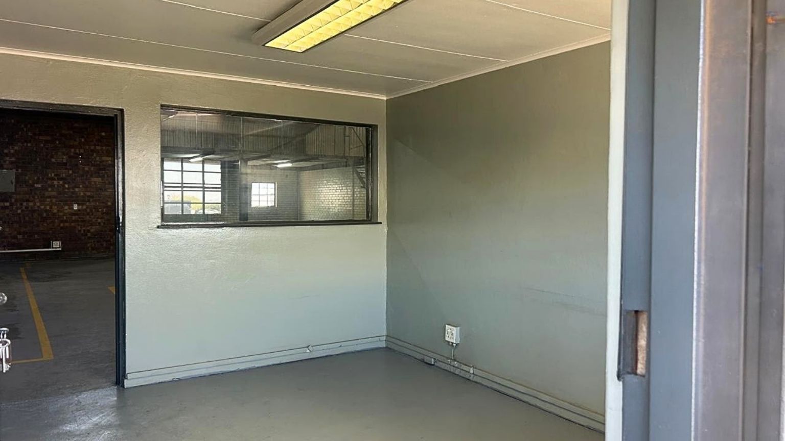 Industrial warehouse with truck access