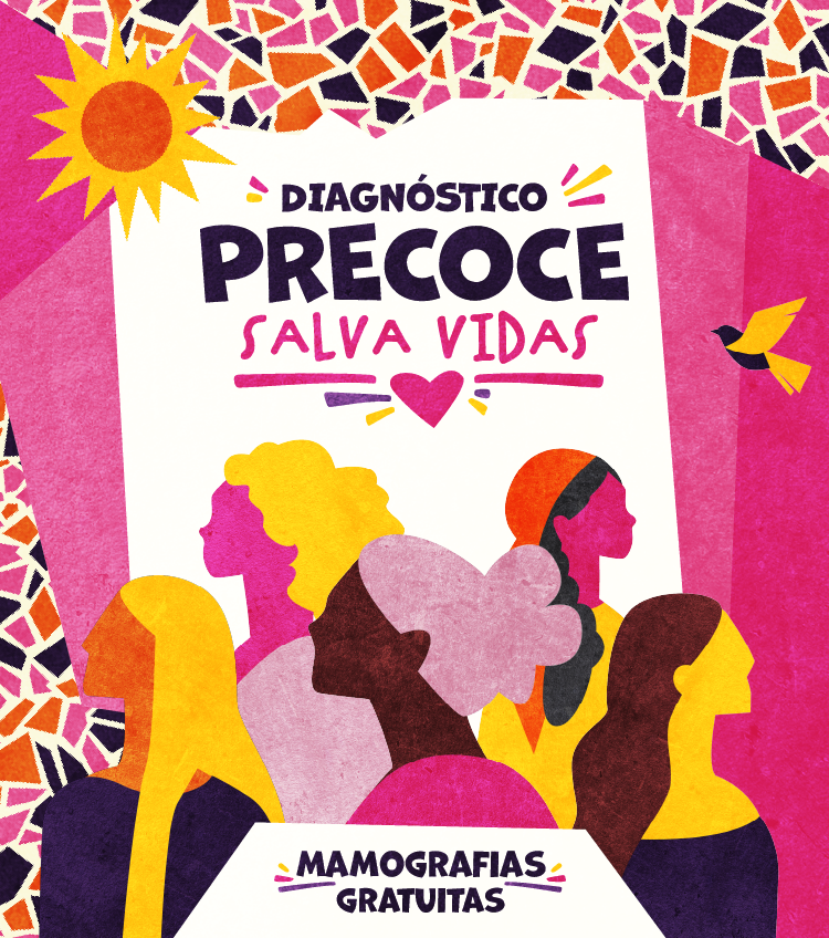 Outubro Rosa 2026: Diagnóstico precoce salva vidas. Mamografias gratuitas.
