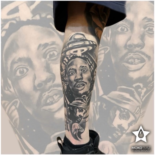 tatuaz tatuaż męski dla mężczyzny czarno-biały studio tatuażu Warszawa