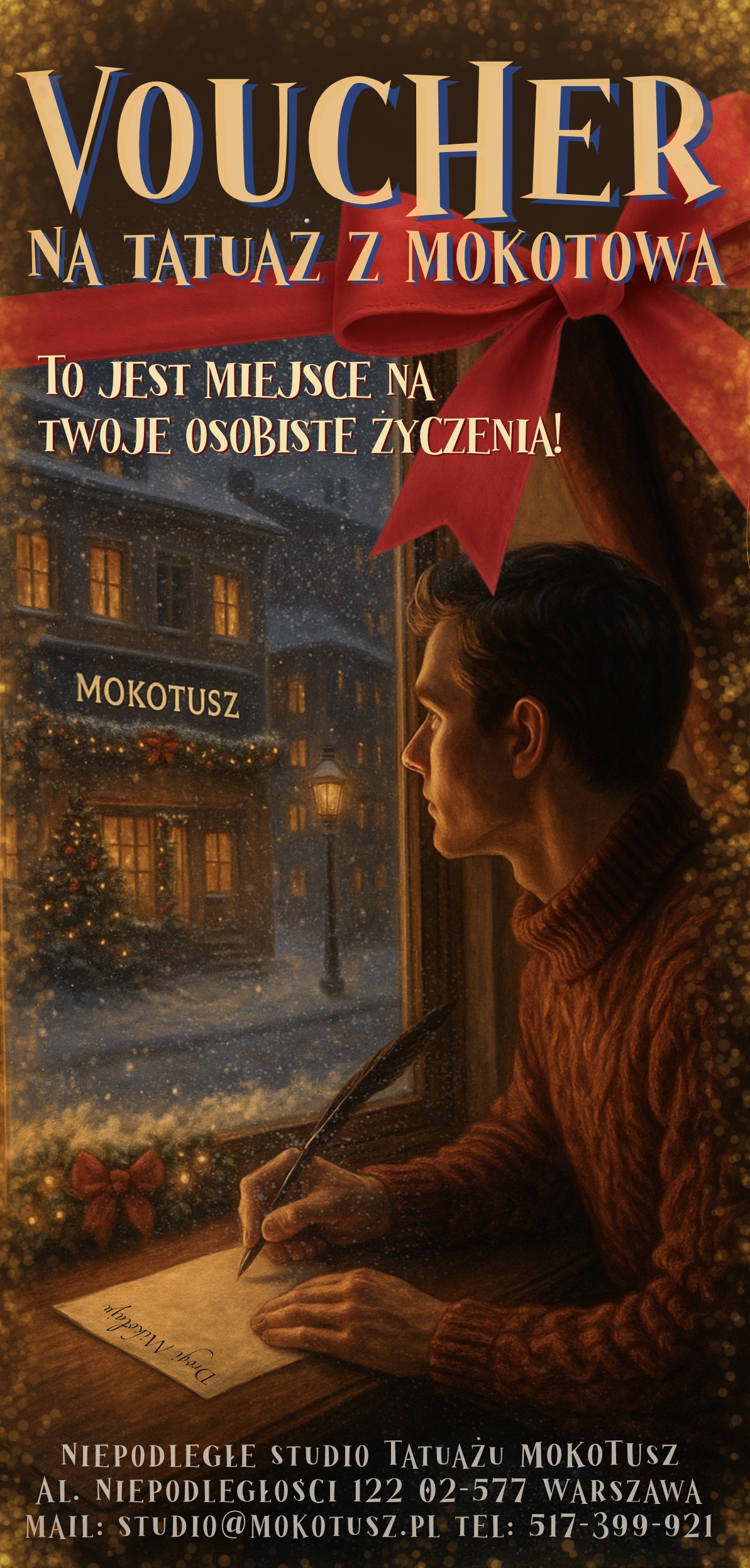 marzysz o tatuażu ten voucher jest dla Ciebie Warszawskie studio spełnia marzenia