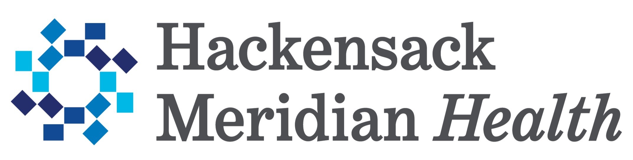 Blue and gray logo of Corporation for NJ Local Media