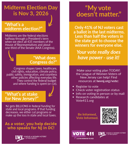 Thumbnail of Vote411 card in English