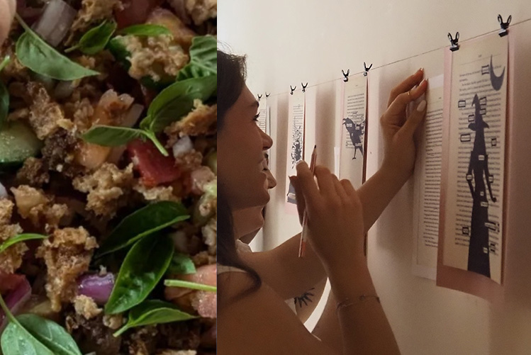 Blackout Poetry Dinner - A journey of roots and revision