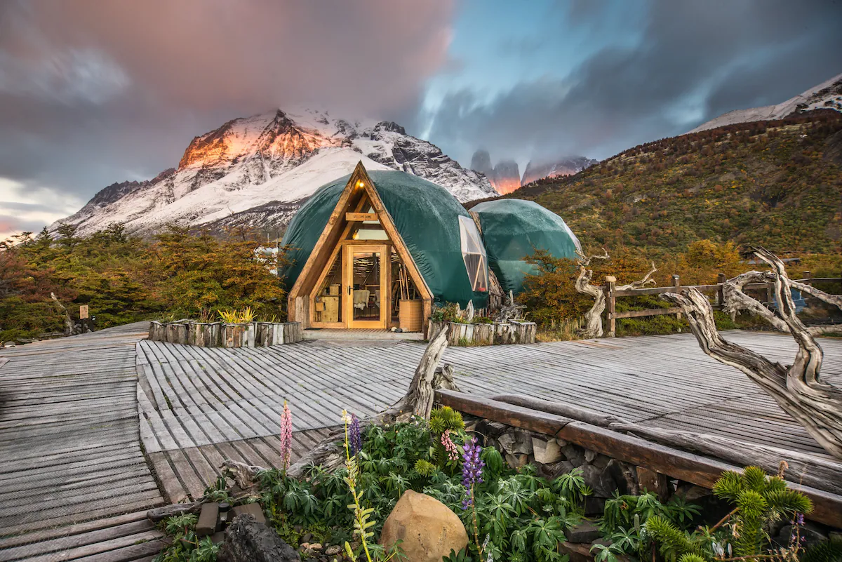 Eco-friendly lodging in Patagonia’s wilderness