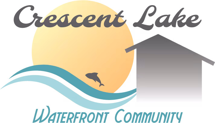 Crescent Lake Waterfront Logo