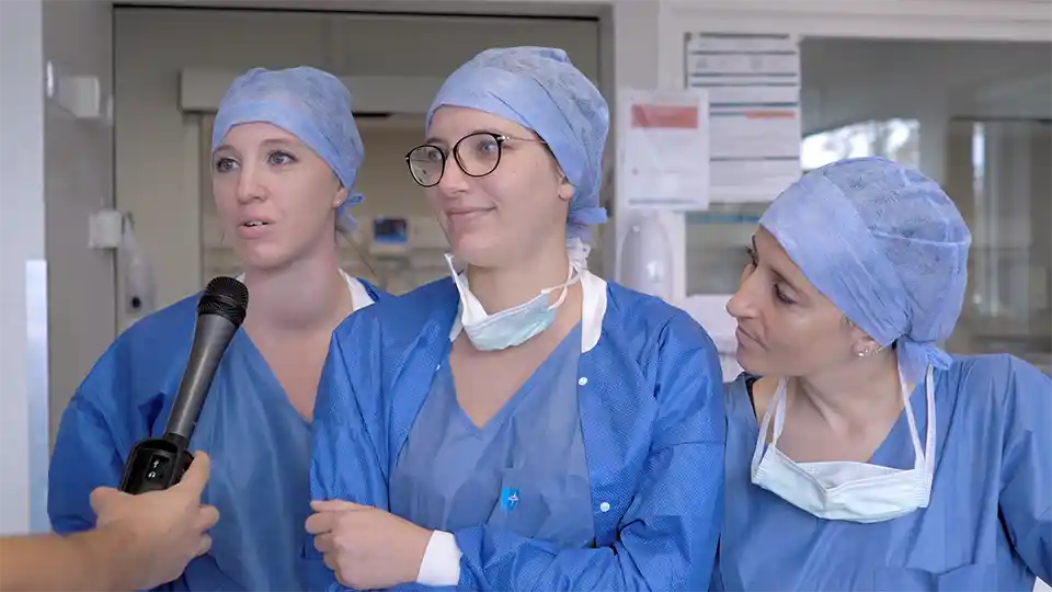 Micro-trottoir à la Clinique Jean Le Bon 