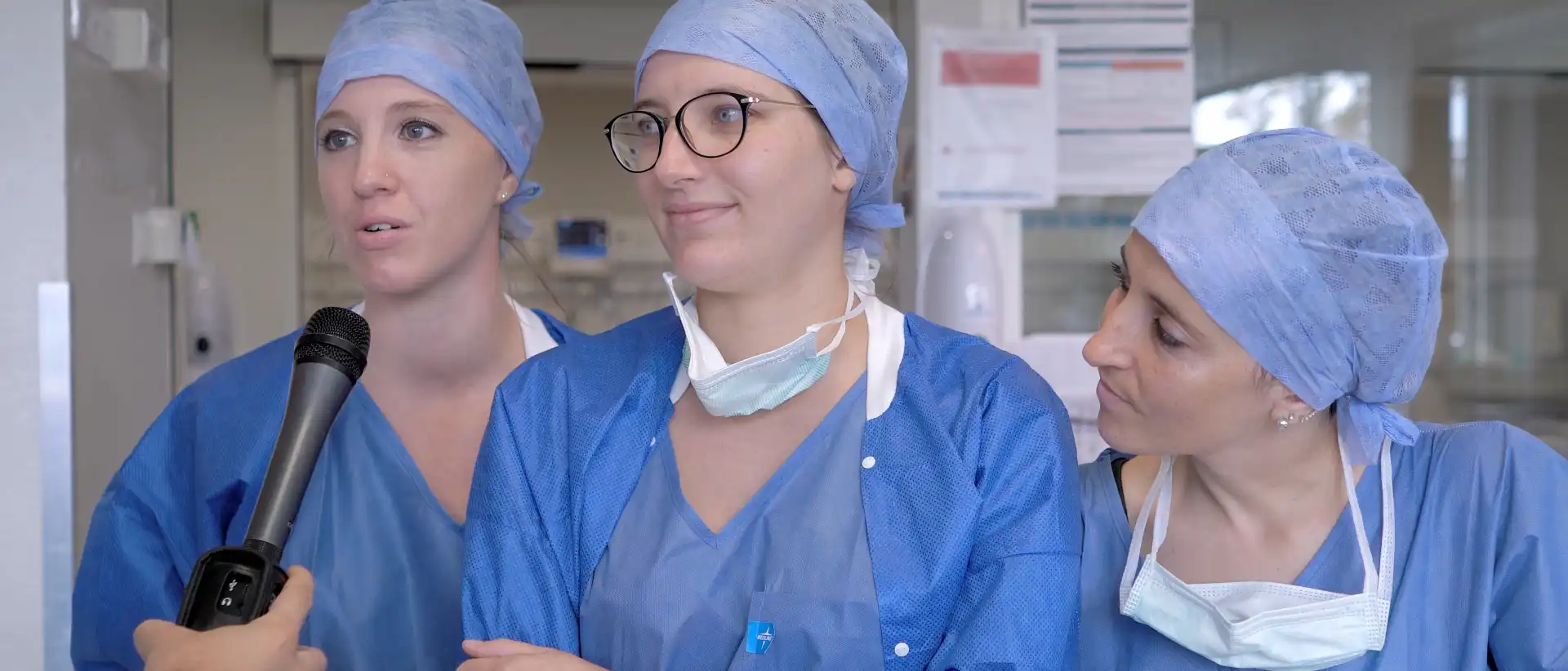 Micro-trottoir à la Clinique Jean Le Bon 