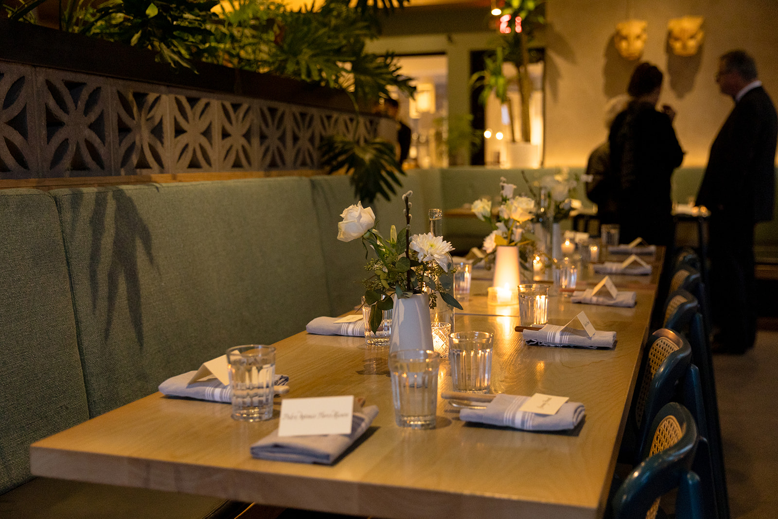 Inside of a restaurant
