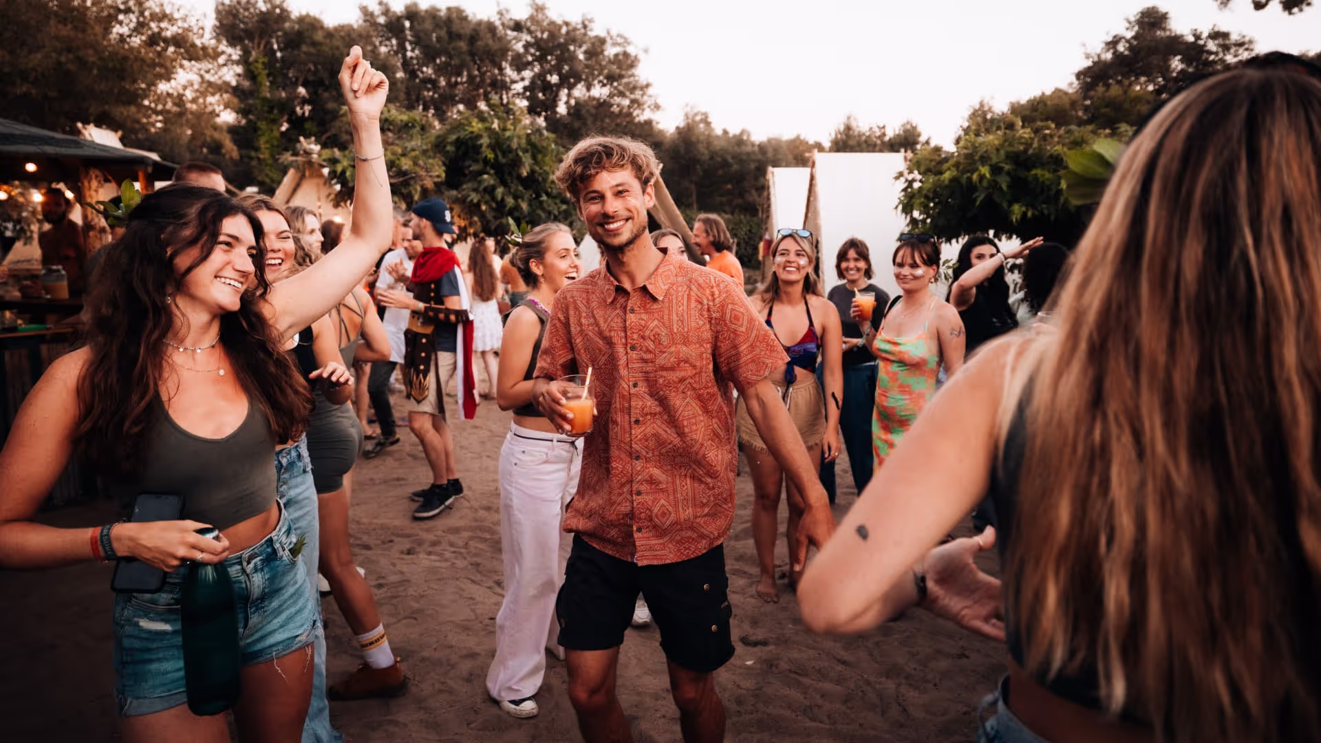 happy people at the oyambre surf camp