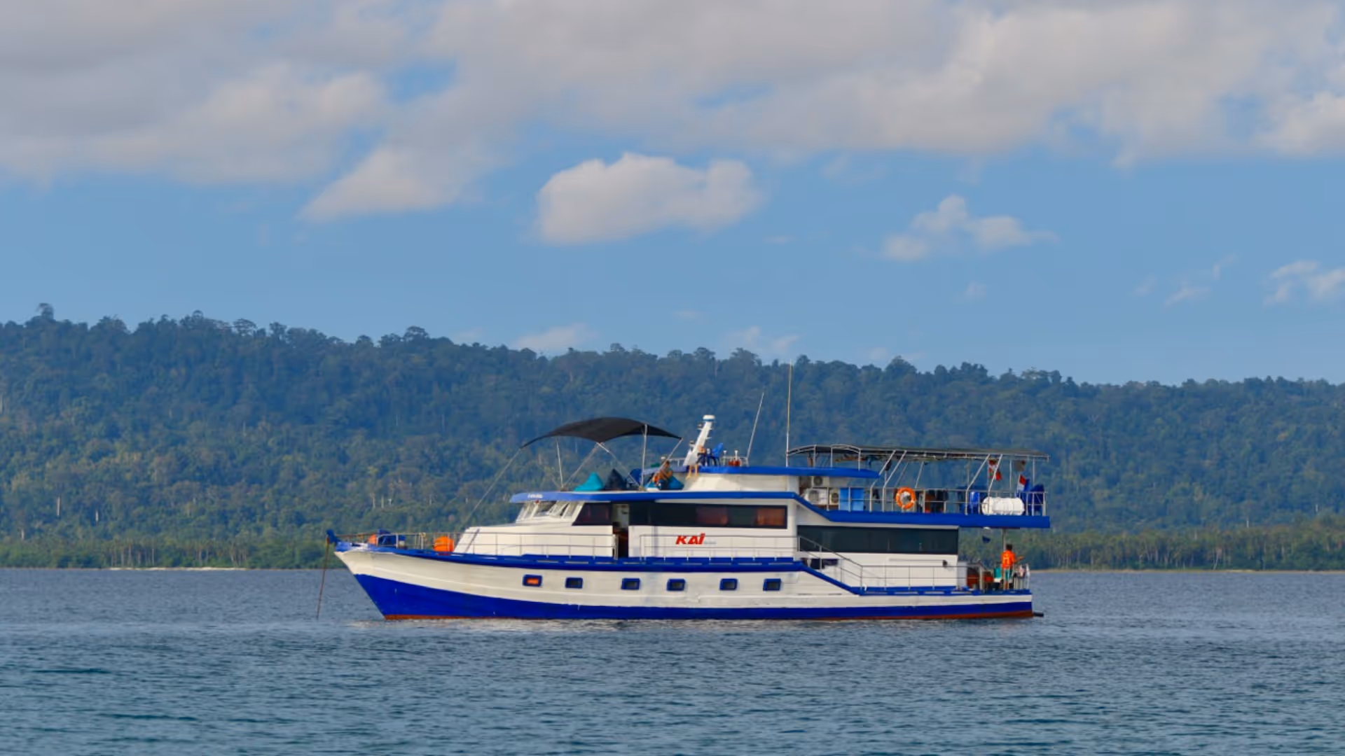 mentawai boat in the water surf