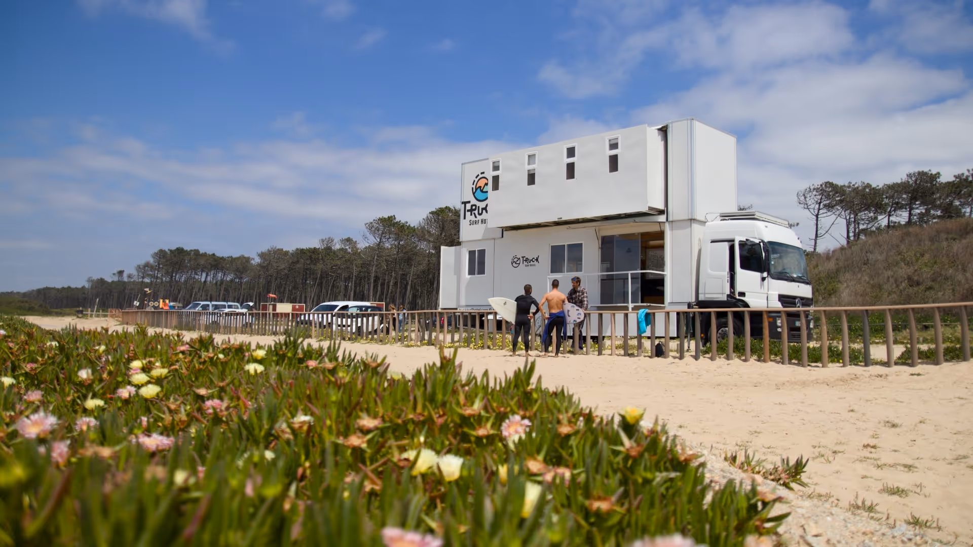 truck parked for the night