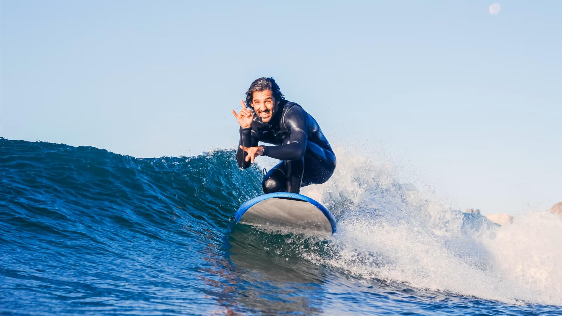 surf lesson with soft tops