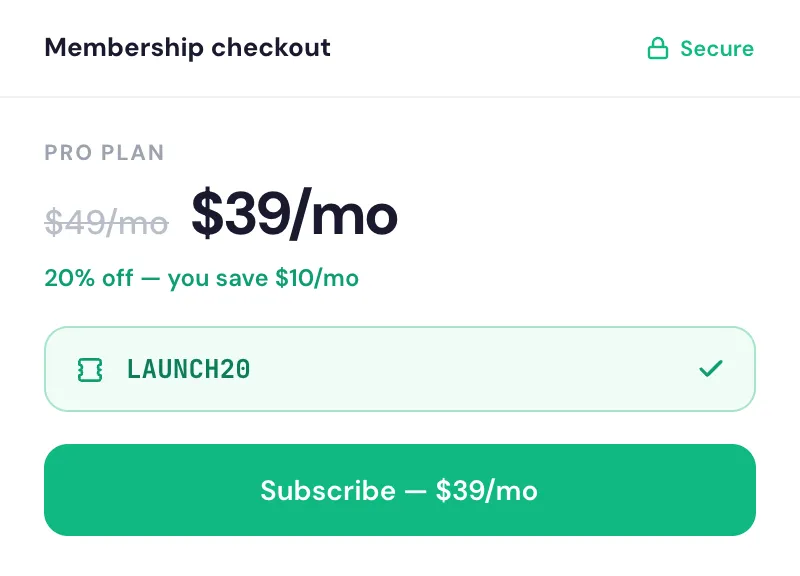 Coupons