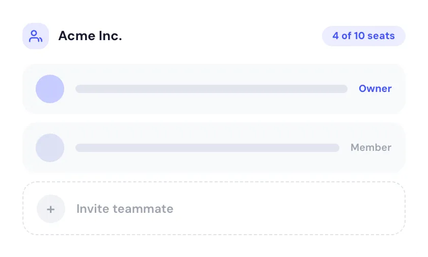 Team Accounts 