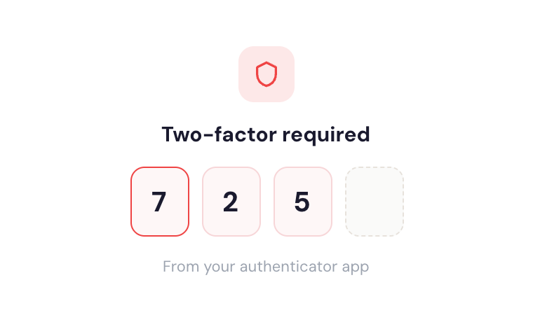 2FA for Admin