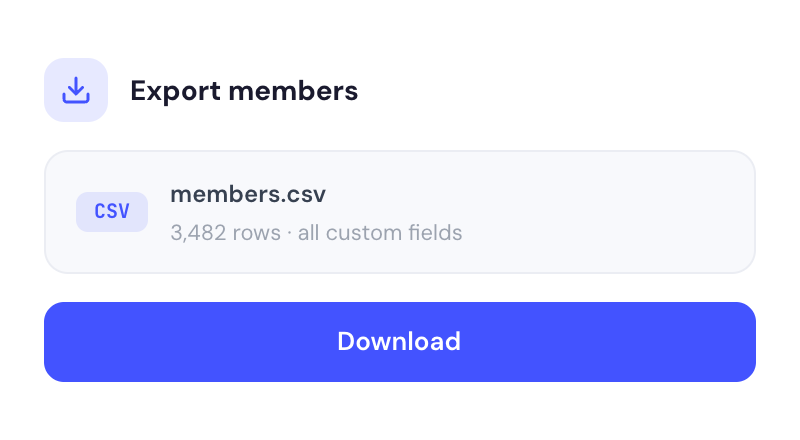 Export Members