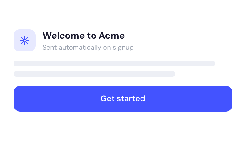 Welcome Emails