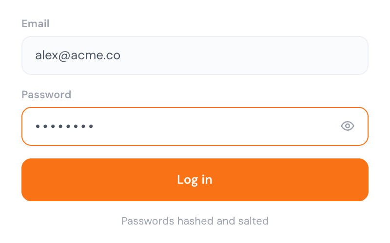 Email & Password