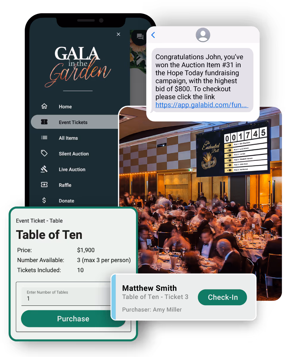 silent auction app for events