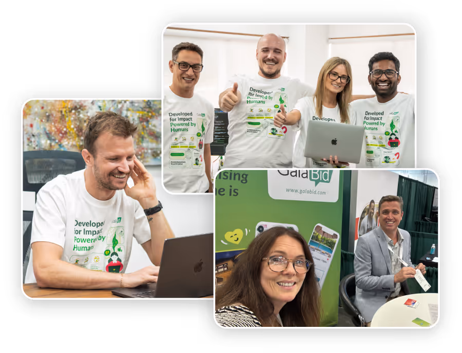 fundraising suport by real people