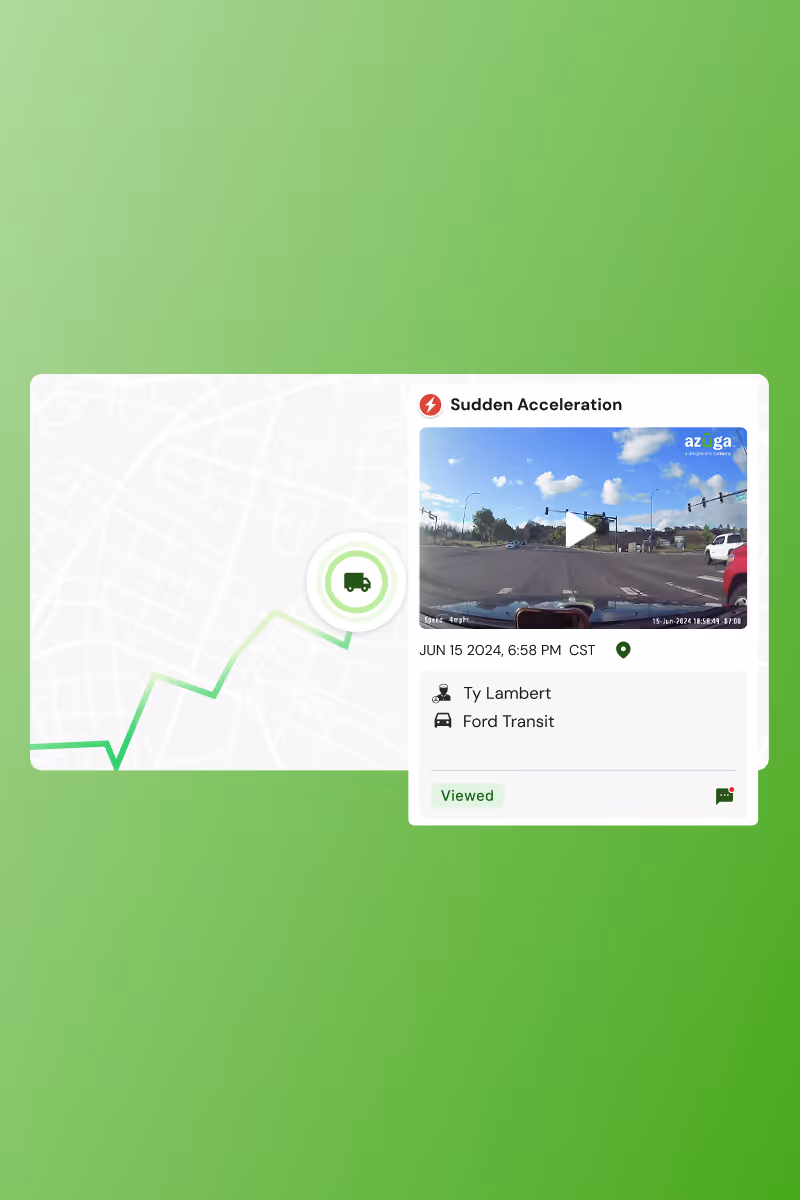 Azuga Equipment Dashboard Admin Mockup