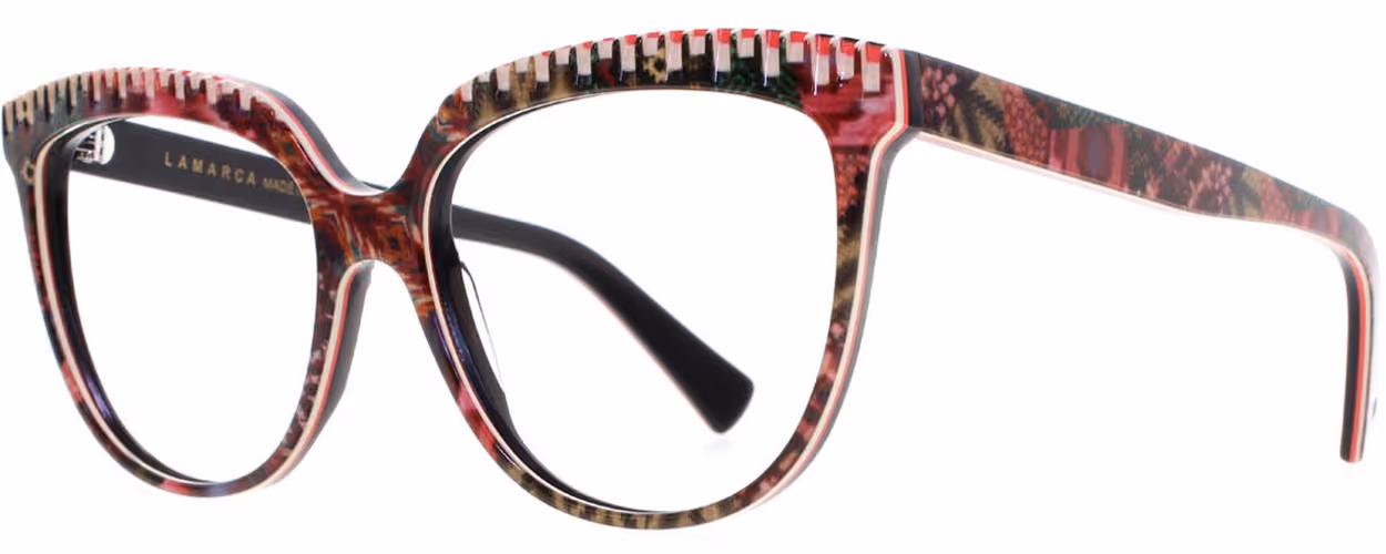 LaMarca Intagli-58 Colour-3 Glasses Side View