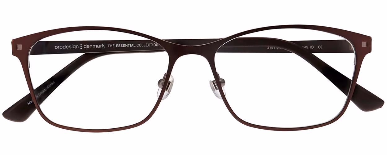 ProDesign Denmark Essential - Square 3181 Colour 5221 Glasses Front View