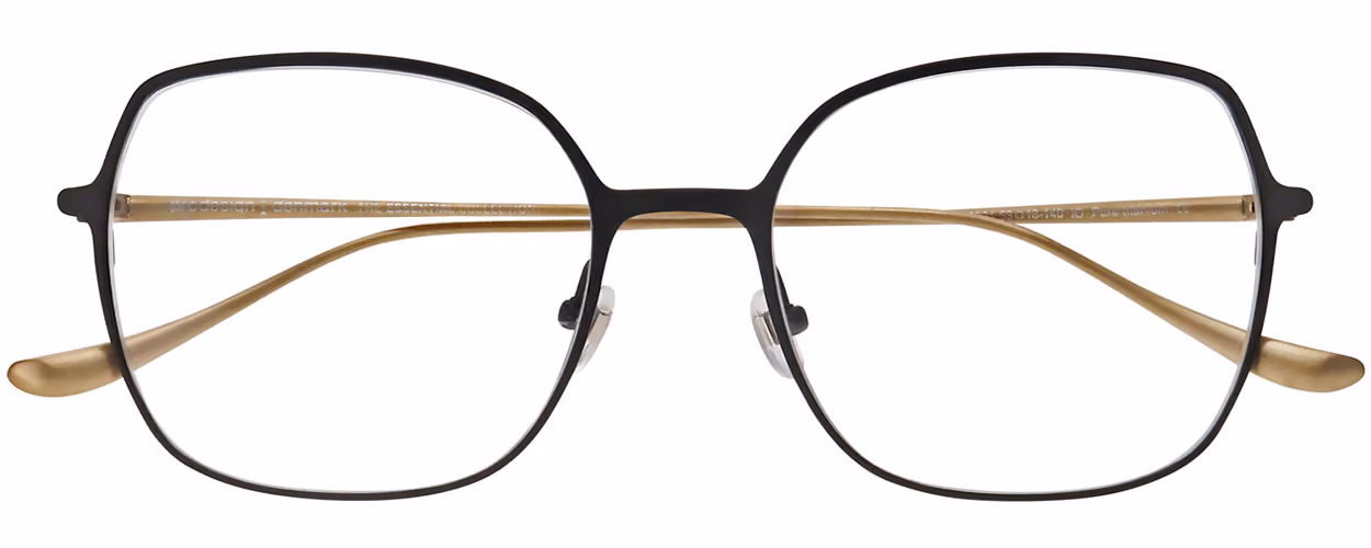 ProDesign Denmark Essential - Conical Titanium 1472 Colour 6031 Glasses Front View