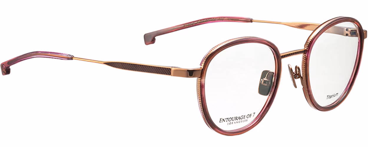 Entourage Of 7 Titanium Robbie-702 Glasses Side View