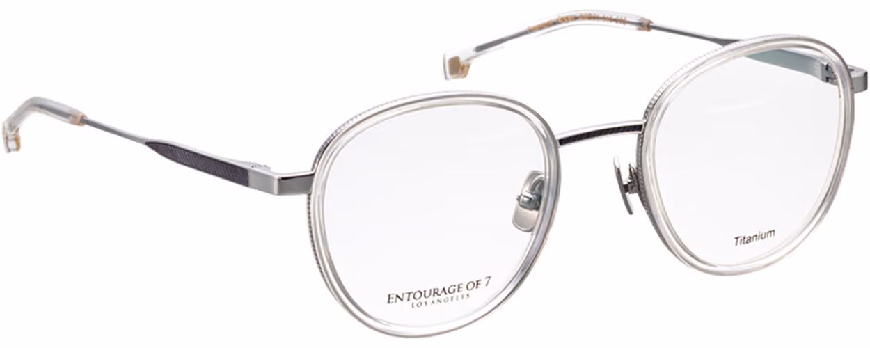 Entourage Of 7 Titanium Roger-202 Glasses Side View