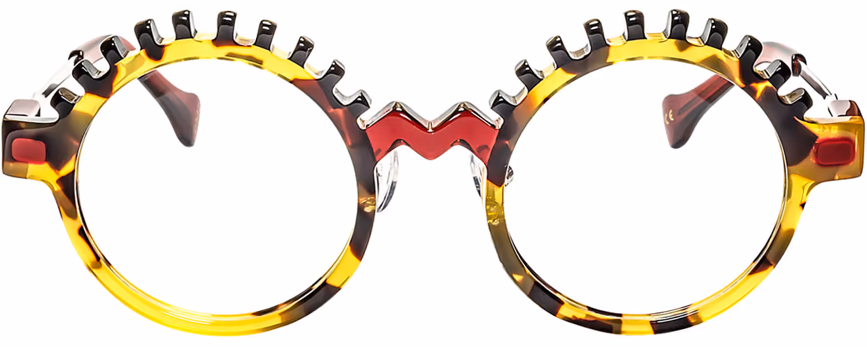 Albert I'mStein Zigzag S25 Glasses Front View From Eyedeal Vision