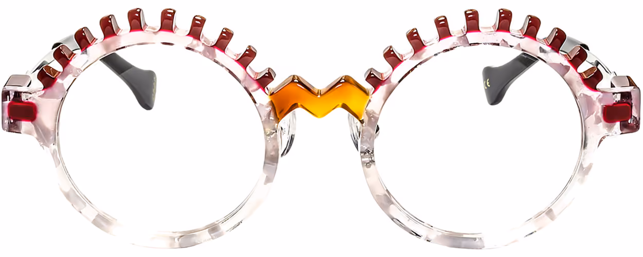 Albert I'mStein Zigzag S24 Glasses Front View From Eyedeal Vision