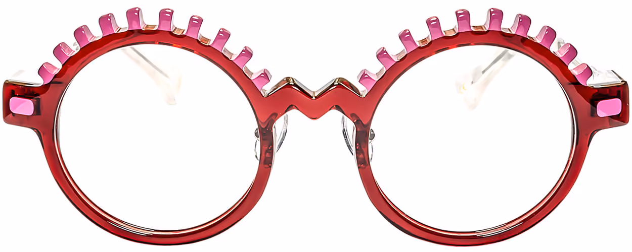 Albert I'mStein Zigzag S23 Glasses Front View From Eyedeal Vision