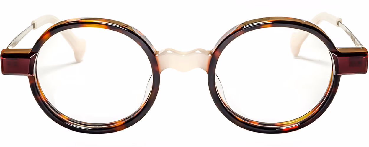 Albert I'mStein Zigzag 2 - C1 Glasses Front View From Eyedeal Vision
