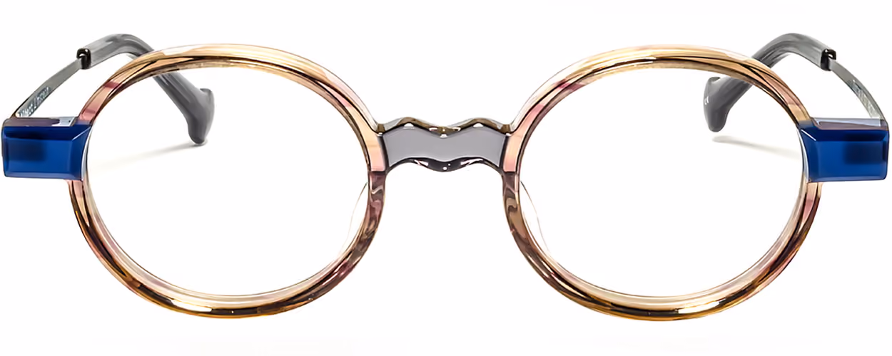 Albert I'mStein Zigzag 2 - C2 Glasses Front View From Eyedeal Vision