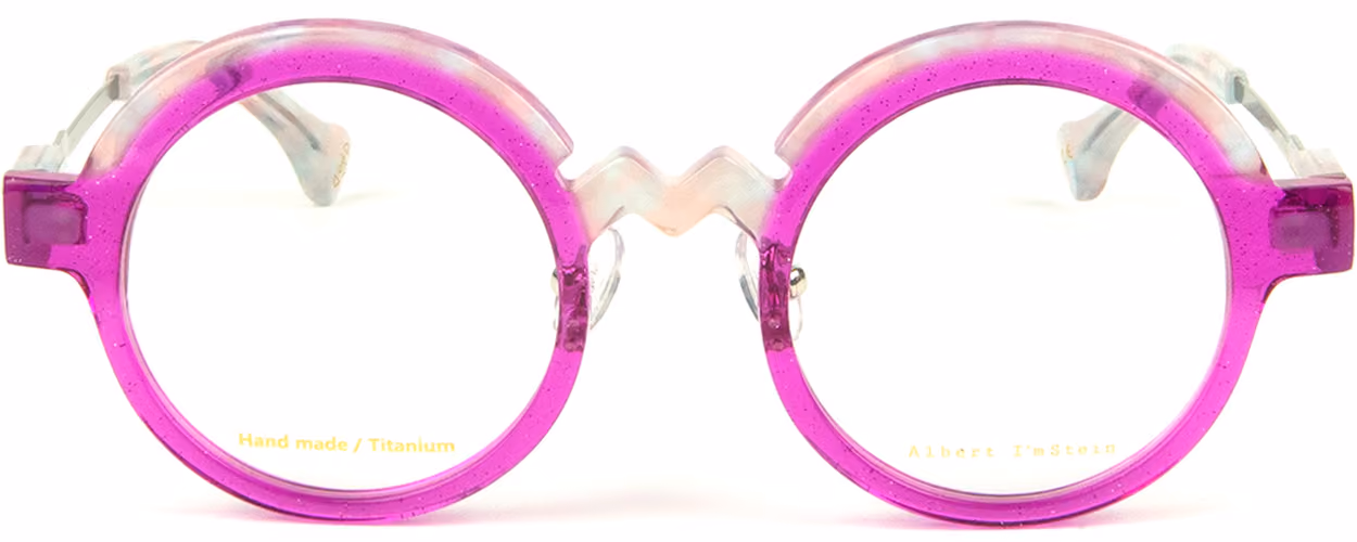 Albert I'mStein Zigzag 1 - C9 Glasses Front View From Eyedeal Vision