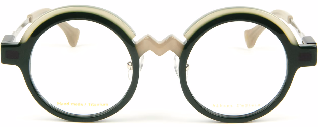 Albert I'mStein Zigzag 1 - C5 Glasses Front View From Eyedeal Vision