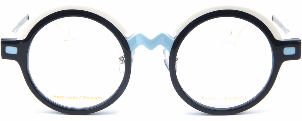 Albert I'mStein Zigzag 1 - C4 Glasses Front View From Eyedeal Vision