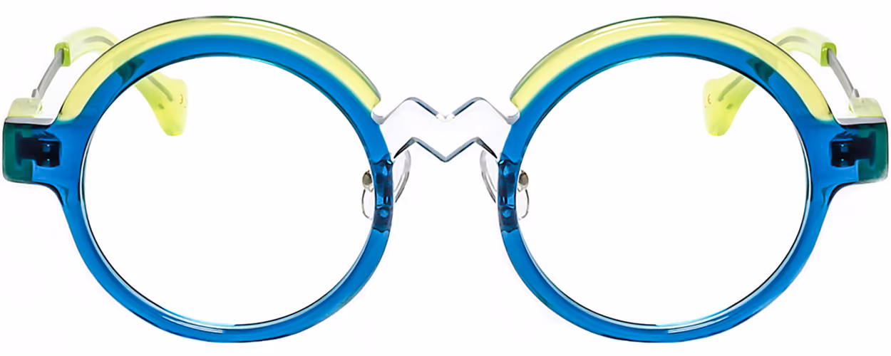 Albert I'mStein Zigzag 1 - C11 Glasses Front View From Eyedeal Vision