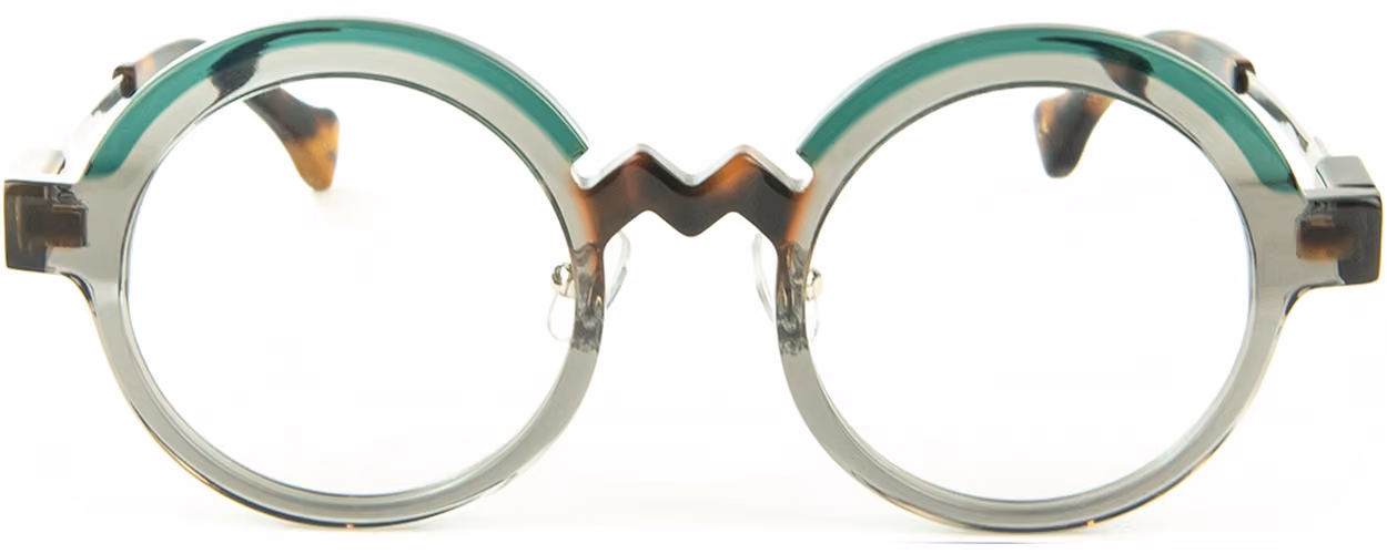 Albert I'mStein Zigzag 1 - C1 Glasses Front View From Eyedeal Vision