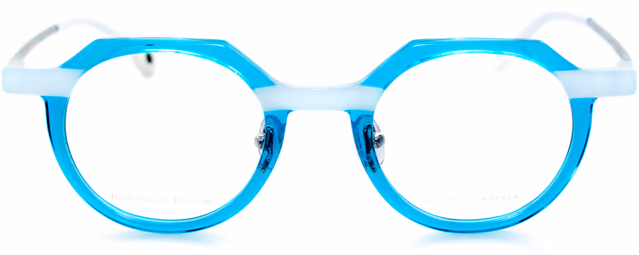 Albert I'mStein Champagne - C8 Glasses Front View From Eyedeal Vision