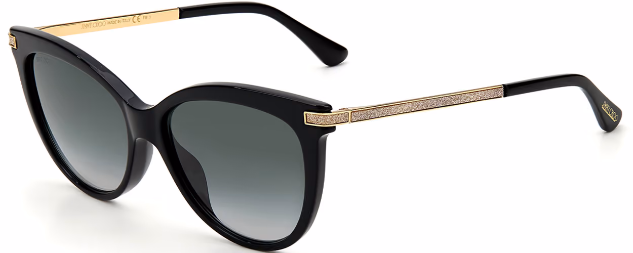 Jimmy Choo - Feminine - AXELLE GS56E807 Sunglasses Side View From Eyedeal Vision
