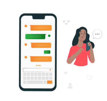 Ilustração WeSend SMS