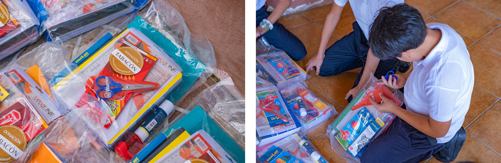 School supplies provided through Tabacón’s Checkout Donation Program.