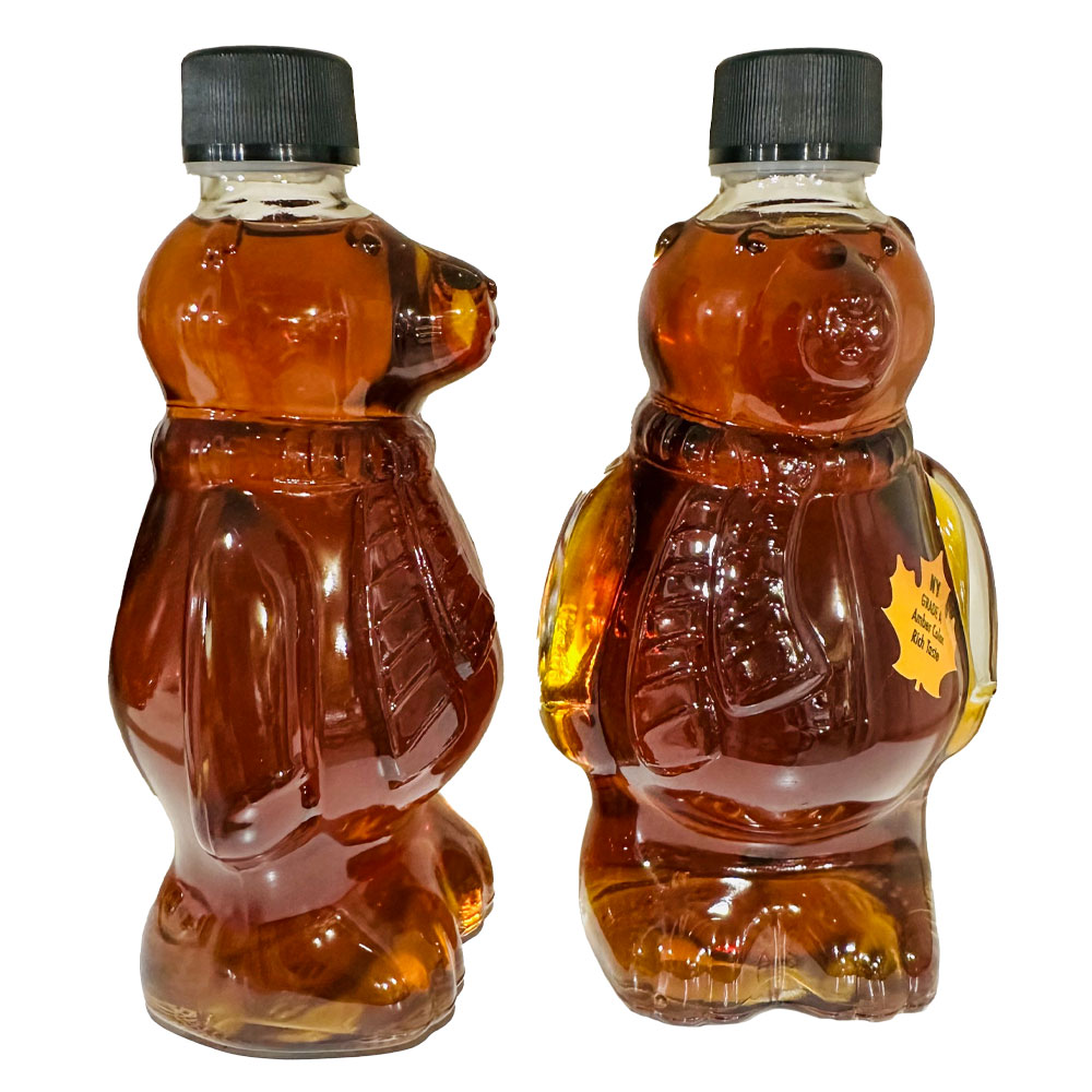 Bechard's PURE Maple Syrup Decorative Glass Bear