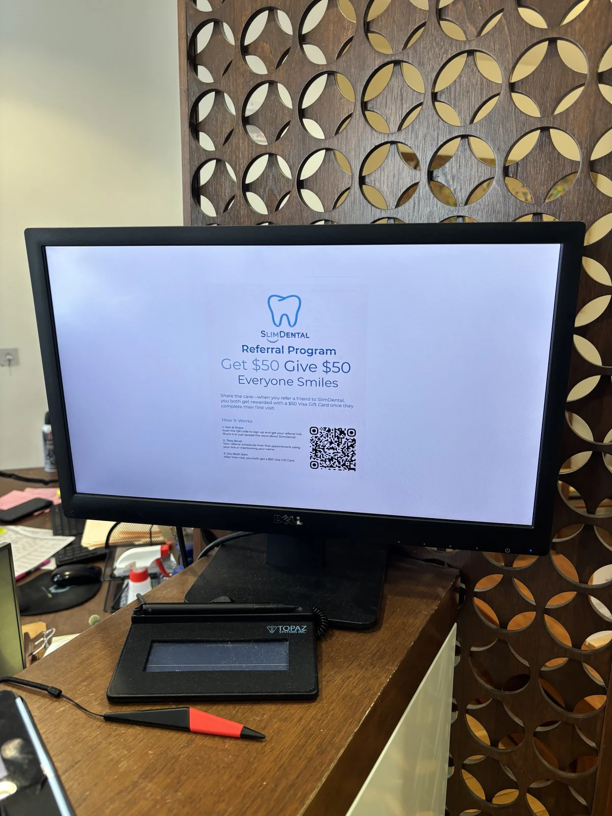 Example of dental referral program in office