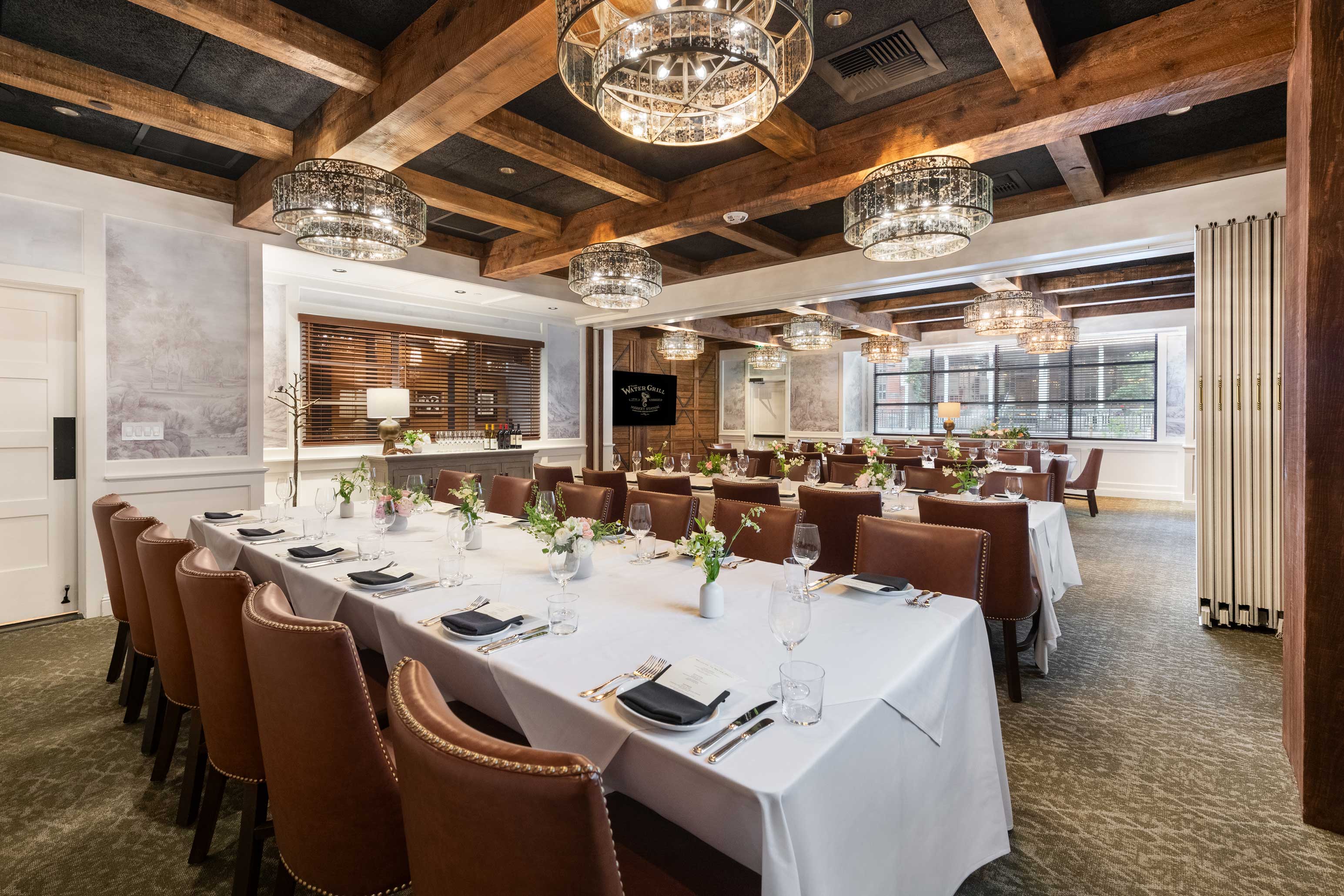 The Molly Brown + Angler private dining room