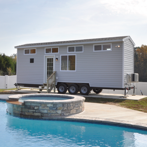 Custom portable tiny houses on wheels for sale.