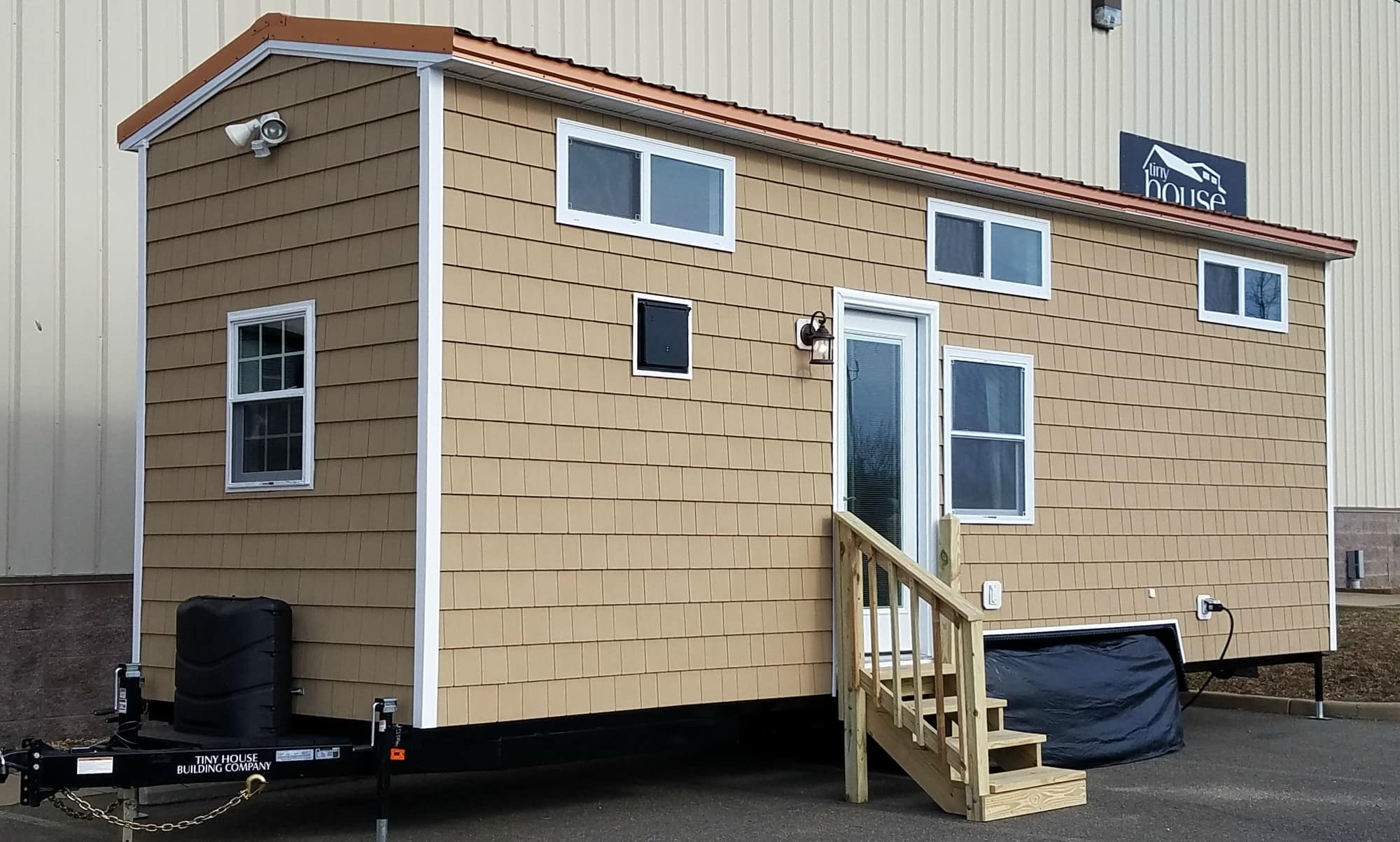 View of Tiny House Building Company Models